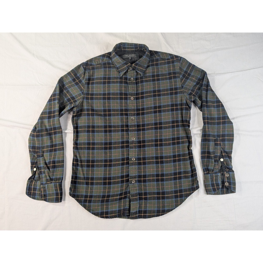 Rag Bone Shirt Adult Small Plaid Rove Flannel Button Up